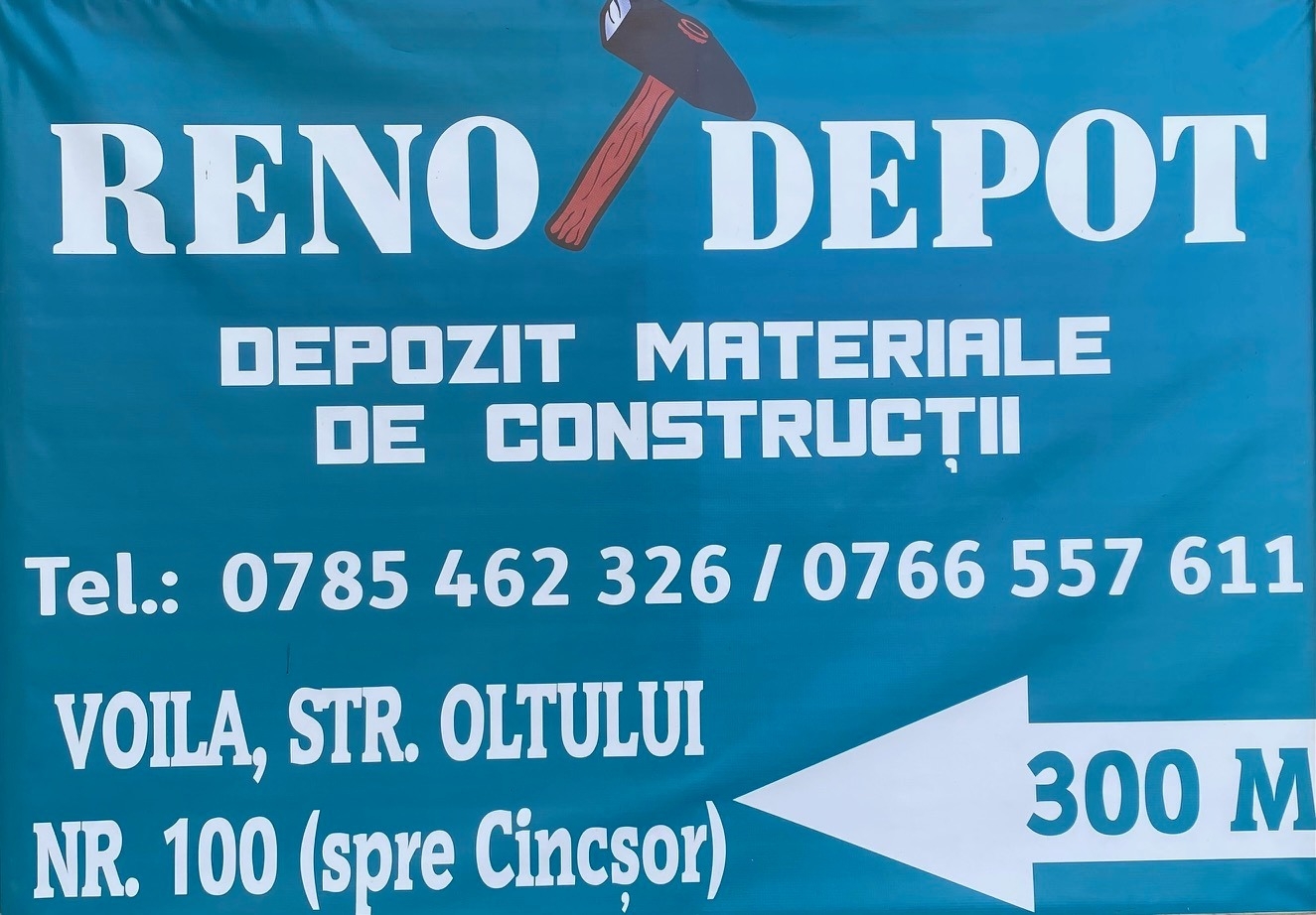 Banner exterior Reno Depot